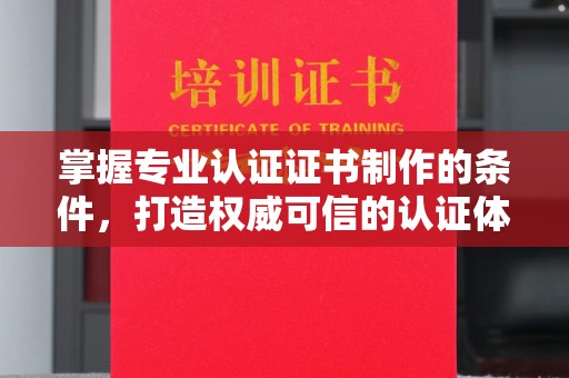 灵石掌握专业认证证书制作的条件，打造权威可信的认证体系