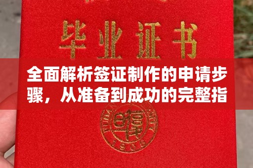 灵石全面解析签证制作的申请步骤，从准备到成功的完整指南