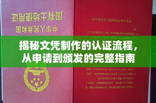 灵石揭秘文凭制作的认证流程，从申请到颁发的完整指南