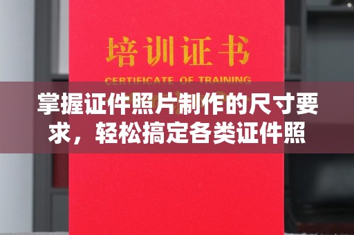 灵石掌握证件照片制作的尺寸要求，轻松搞定各类证件照