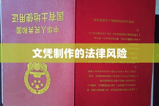 灵石文凭制作的法律风险